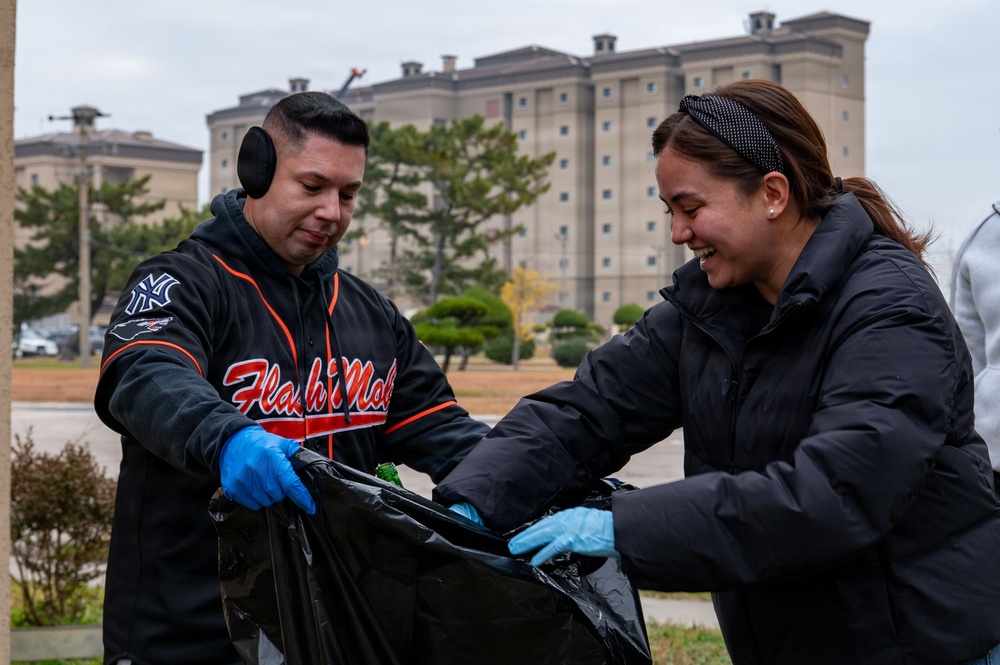 Wolf Pack Hosts Base Cleanup