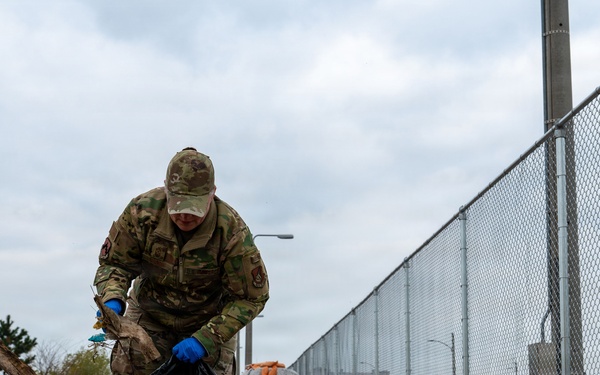 Wolf Pack Hosts Base Cleanup