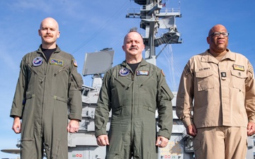 George Washington Sailors Conduct All Hands Call