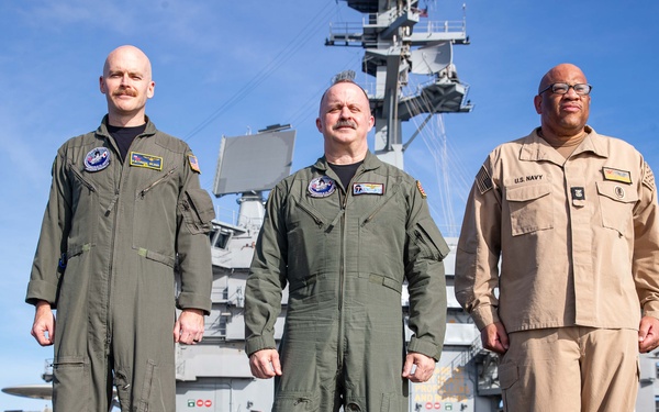 George Washington Sailors Conduct All Hands Call