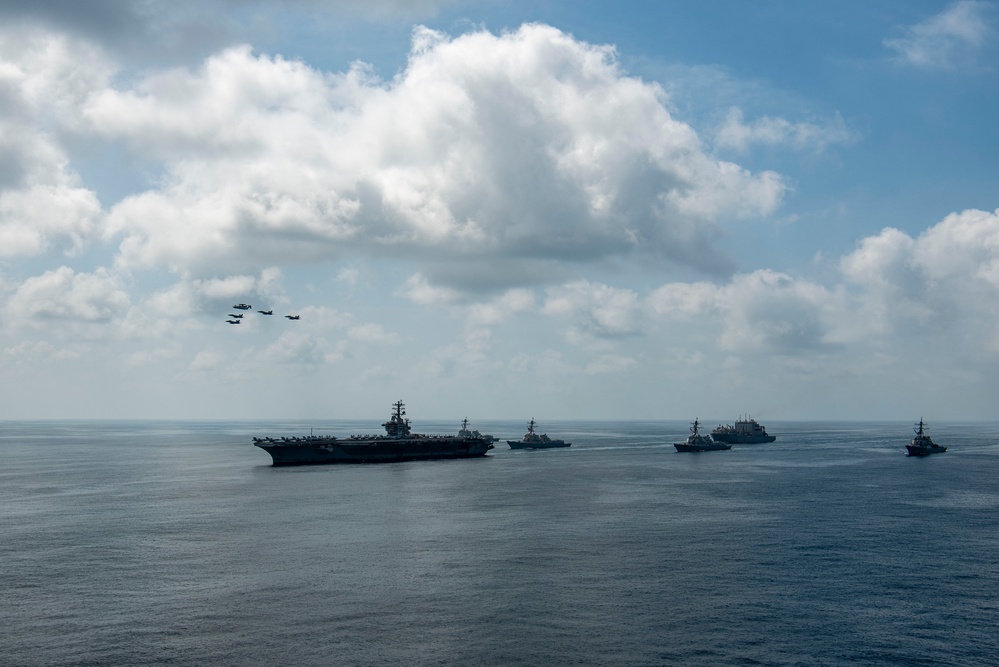 Nimitz Conducts an Integration Exercise
