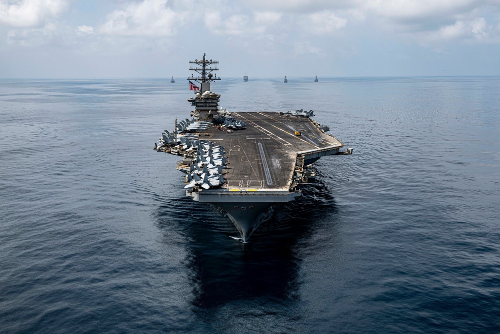 Nimitz Conducts an Integration Exercise