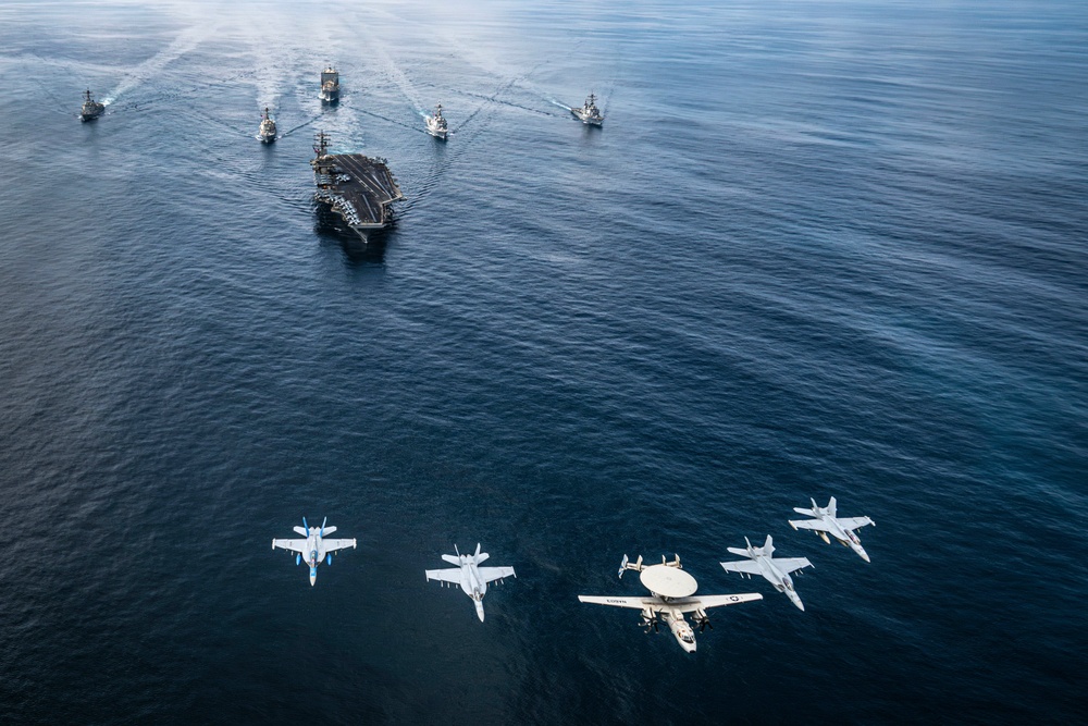 Nimitz Conducts an Integration Exercise