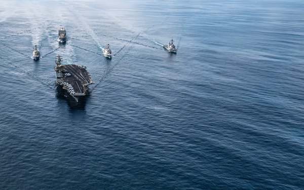 Nimitz Conducts an Integration Exercise