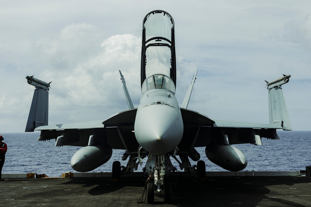 George Washington Conducts Flight Operations