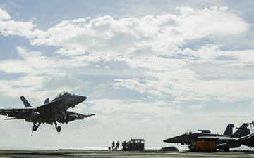 George Washington Conducts Flight Operations