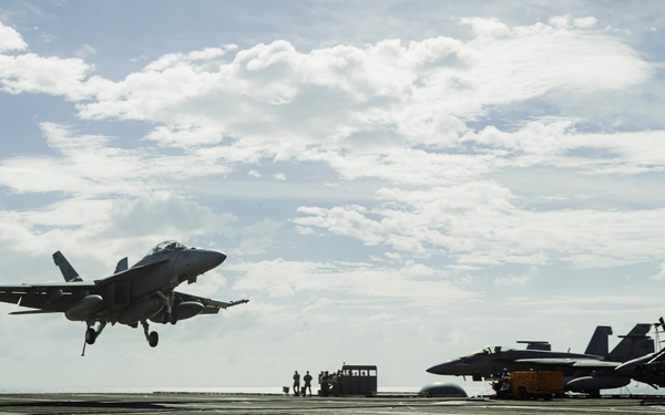 George Washington Conducts Flight Operations