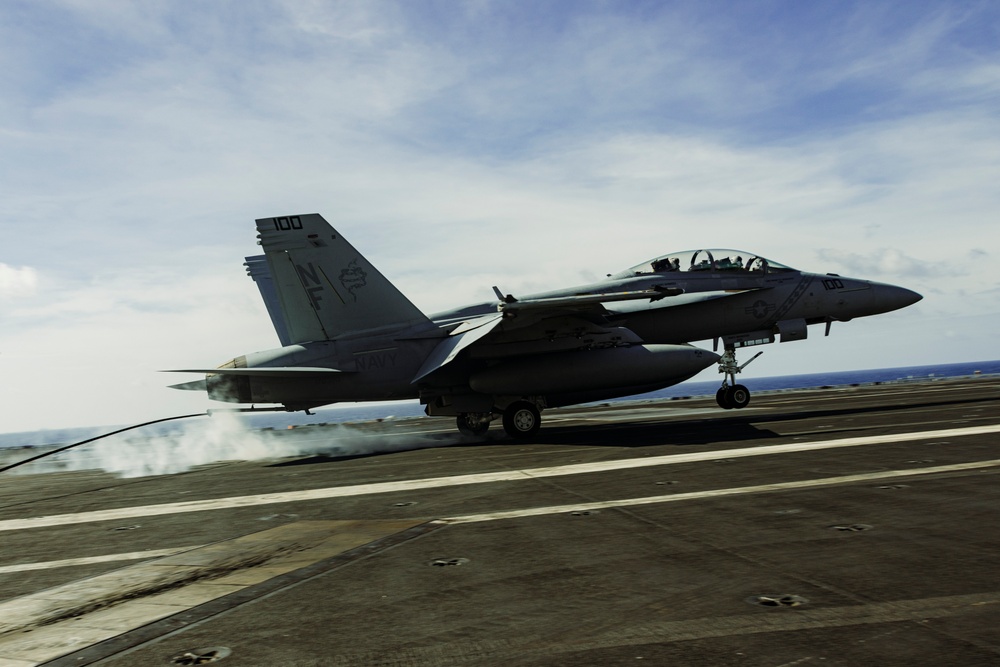 George Washington Conducts Flight Operations