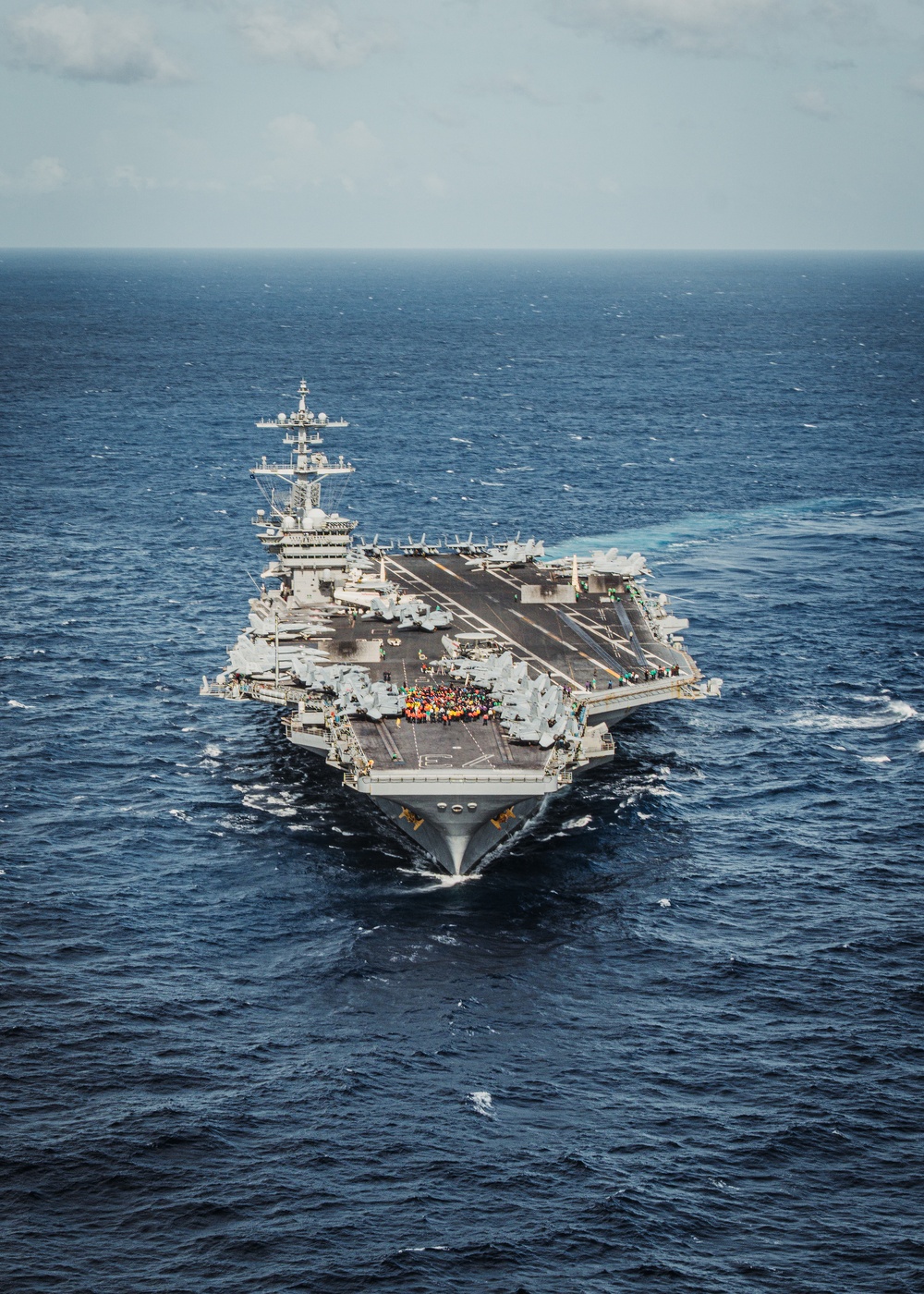 George Washington Conducts All Hands Call