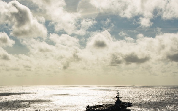 George Washington Conducts All Hands Call