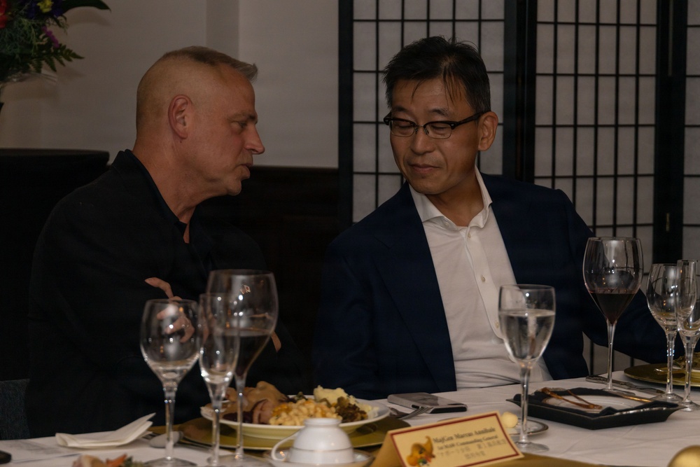 Maj. Gen. Annibale hosts Thanksgiving for JSDF senior leaders