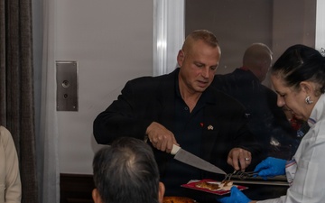 Maj. Gen. Annibale hosts Thanksgiving for JSDF senior leaders