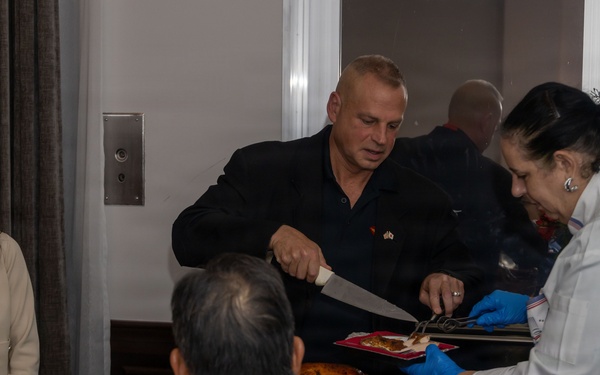 Maj. Gen. Annibale hosts Thanksgiving for JSDF senior leaders