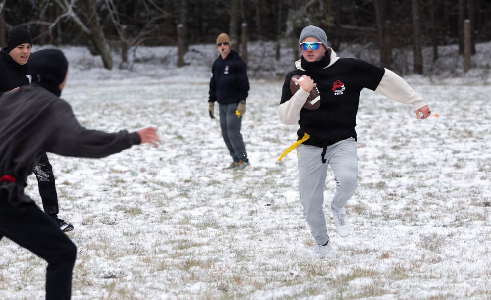 NATO Battle Group hosts Turkey Bowl 2025