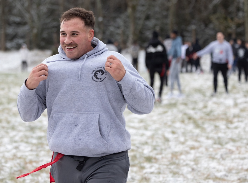 NATO Battle Group hosts Turkey Bowl 2025