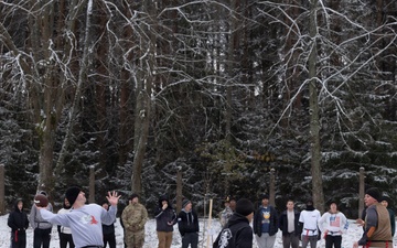 NATO Battle Group hosts Turkey Bowl 2025