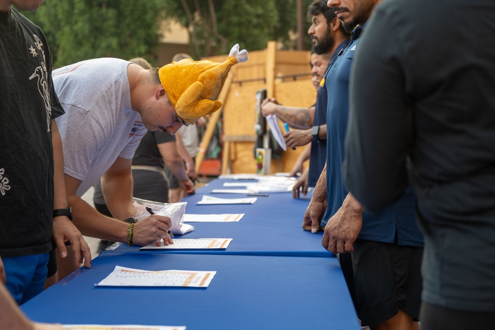 NSA Bahrain holds annual Turkey Trot run