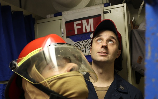 USS Roosevelt (DDG 80) Conducts Flooding Drill