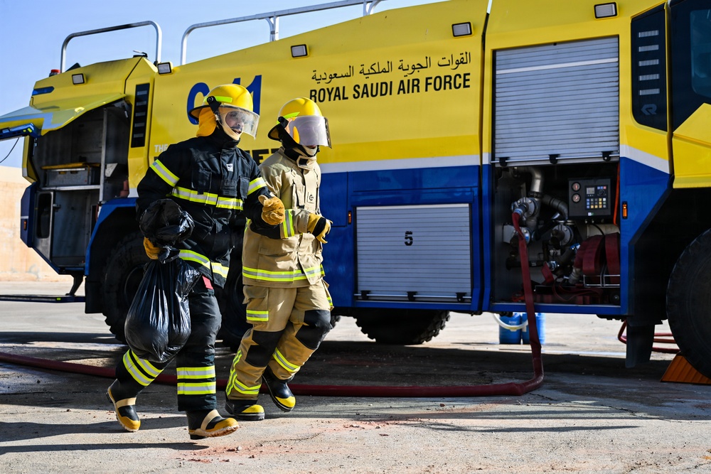 378th AEW strengthens partnership with RSAF through integrated emergency response exercise