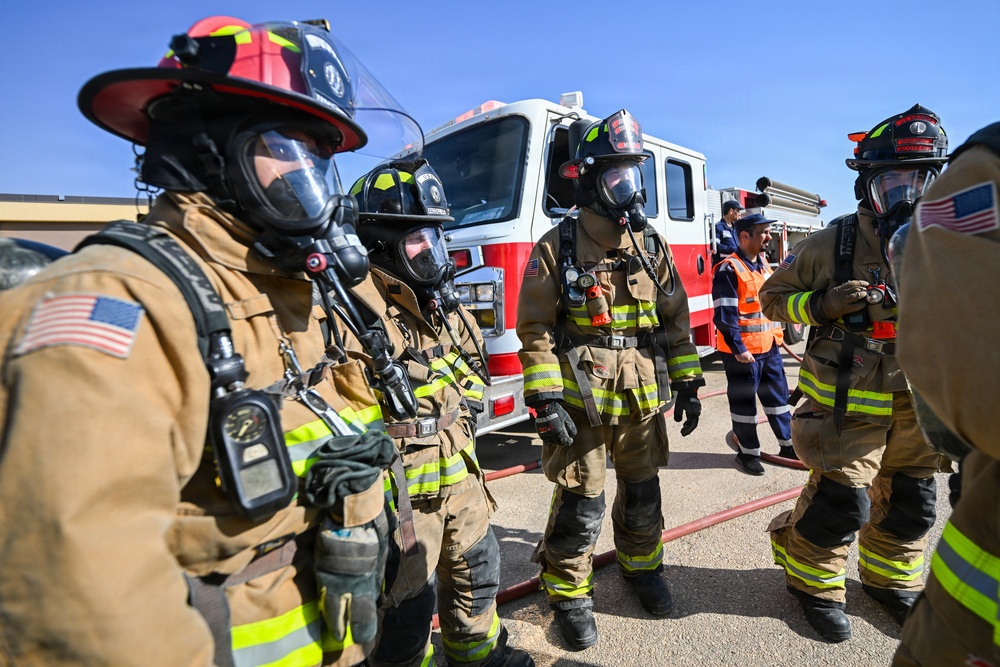 378th AEW strengthens partnership with RSAF through integrated emergency response exercise