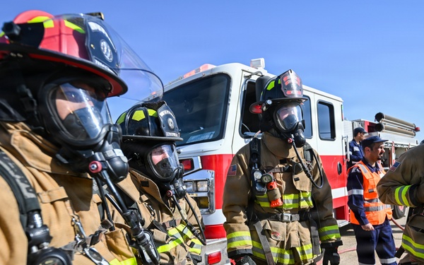 378th AEW strengthens partnership with RSAF through integrated emergency response exercise