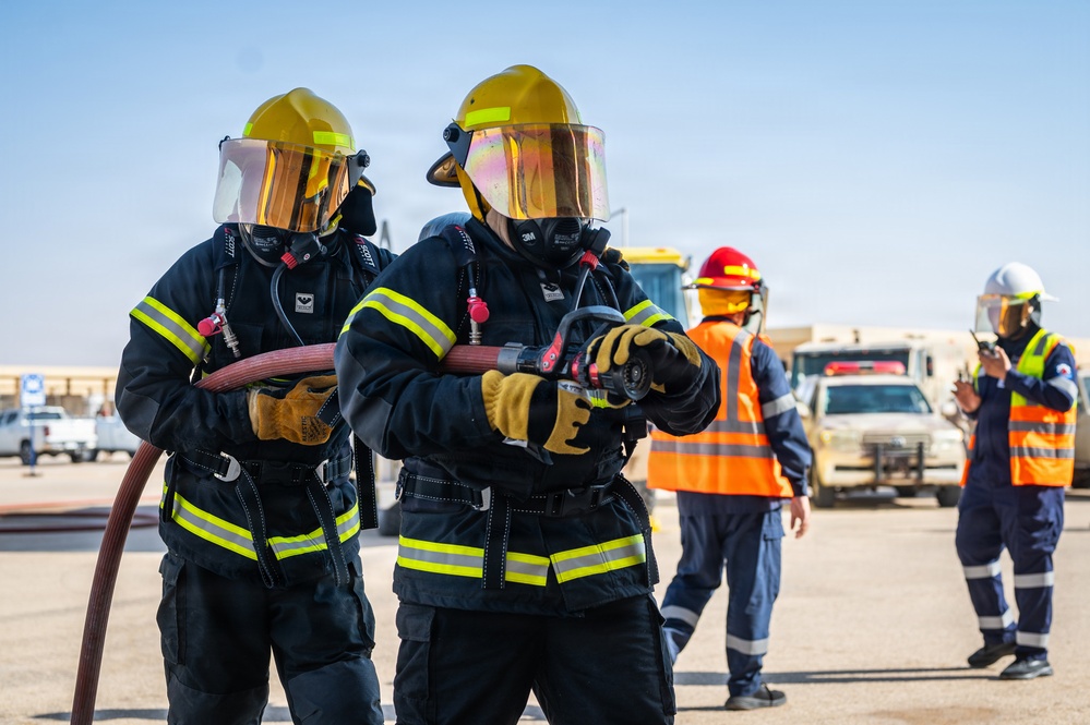 378th AEW strengthens partnership with RSAF through integrated emergency response exercise