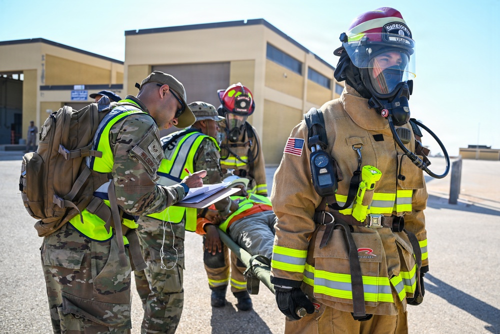 378th AEW strengthens partnership with RSAF through integrated emergency response exercise