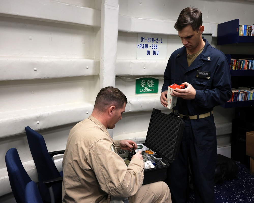 USS Roosevelt (DDG 80) Prepares for VBSS Drills and Evolutions