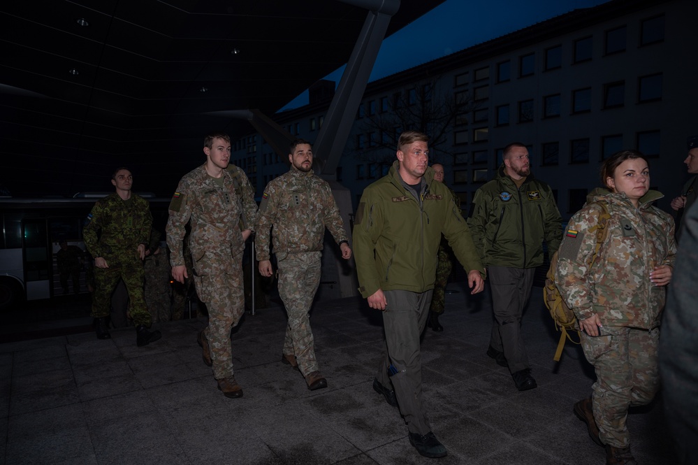 Baltic allies arrive ; USAFE hosts the Command Staff Course for Baltic partners