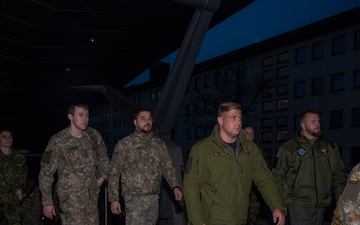 Baltic allies arrive ; USAFE hosts the Command Staff Course for Baltic partners