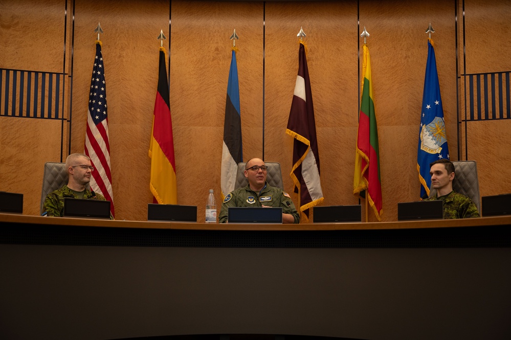 Baltic allies arrive ; USAFE hosts the Command Staff Course for Baltic partners