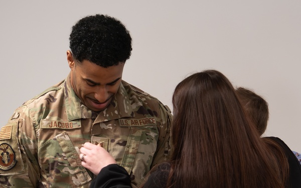 Ramstein Steps Up: Five Airmen Earn Step Promotions