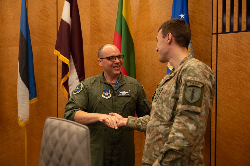 Baltic allies arrive ; USAFE hosts the Command Staff Course for Baltic partners