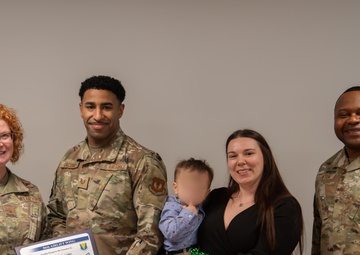 Ramstein Steps Up: Five Airmen Earn Step Promotions