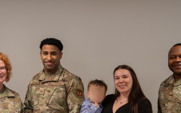 Ramstein Steps Up: Five Airmen Earn Step Promotions