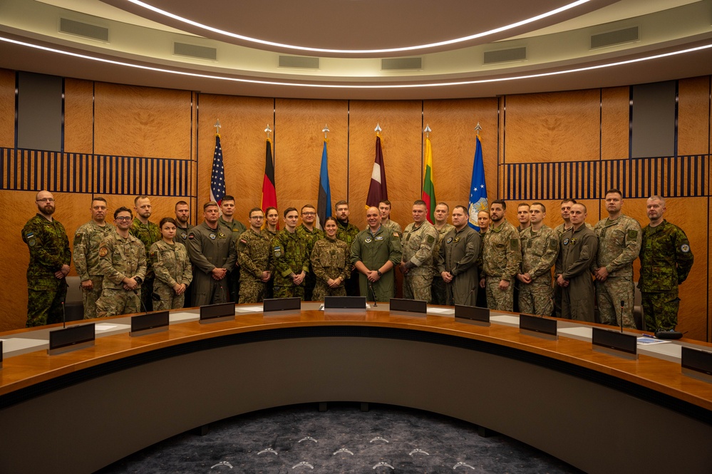 Baltic allies arrive ; USAFE hosts the Command Staff Course for Baltic partners