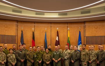 Baltic allies arrive ; USAFE hosts the Command Staff Course for Baltic partners