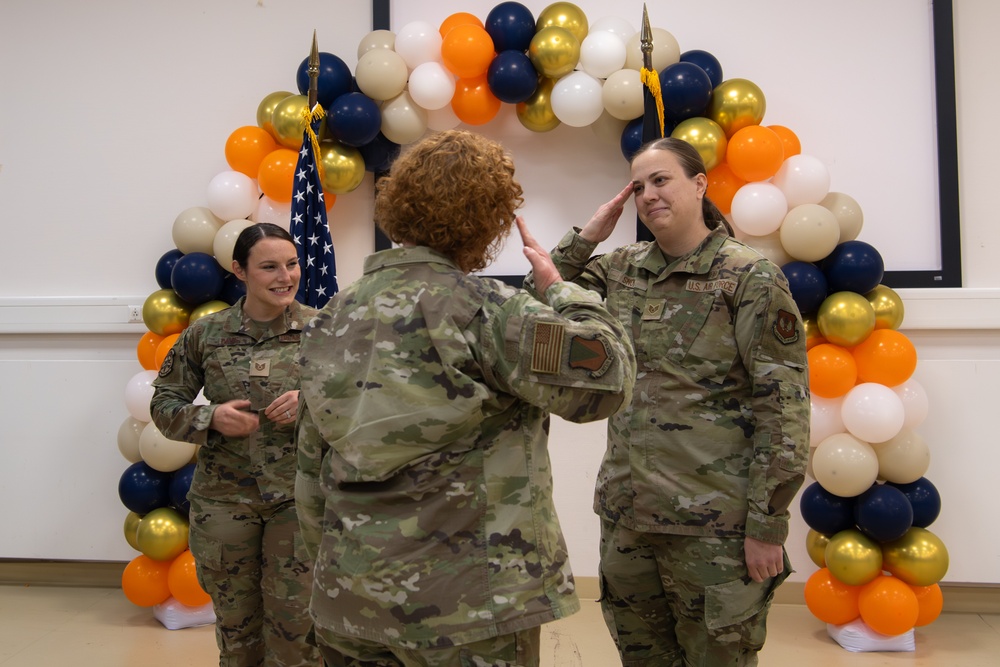 Ramstein Steps Up: Five Airmen Earn Step Promotions