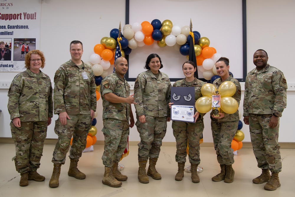 Ramstein Steps Up: Five Airmen Earn Step Promotions