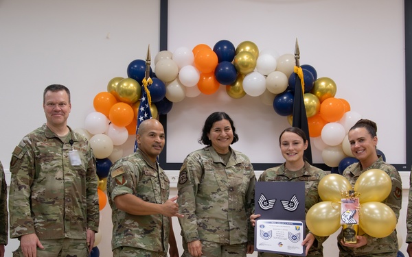 Ramstein Steps Up: Five Airmen Earn Step Promotions