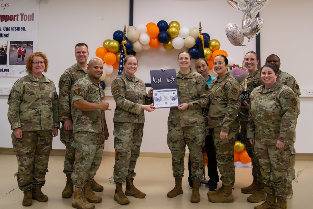 Ramstein Steps Up: Five Airmen Earn Step Promotions