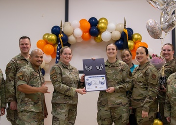 Ramstein Steps Up: Five Airmen Earn Step Promotions