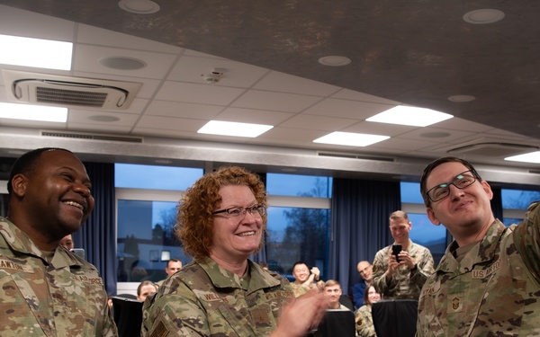 Ramstein Steps Up: Five Airmen Earn Step Promotions