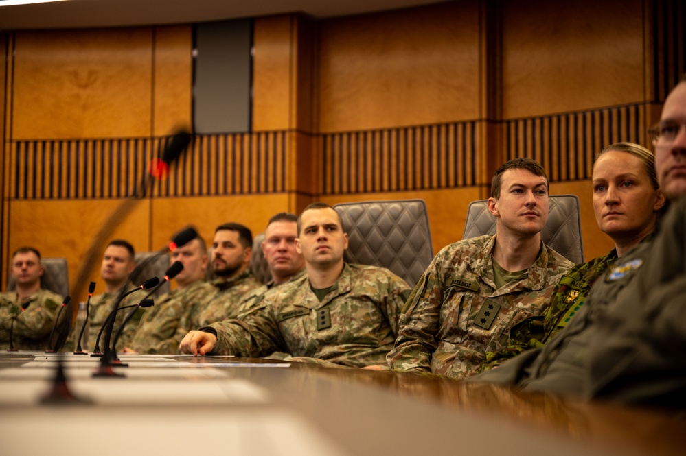 Baltic allies arrive ; USAFE hosts the Command Staff Course for Baltic partners