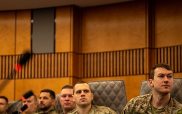 Baltic allies arrive ; USAFE hosts the Command Staff Course for Baltic partners