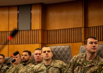 Baltic allies arrive ; USAFE hosts the Command Staff Course for Baltic partners