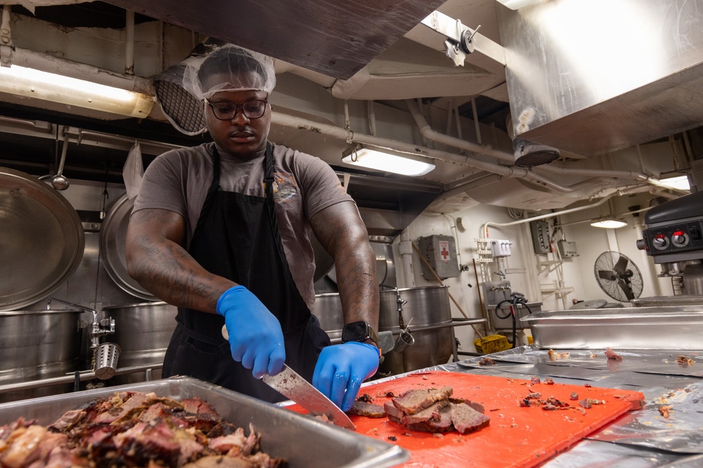 Abraham Lincoln conducts routine operations