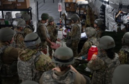 Airmen build field hospital in the UK for expeditionary certification