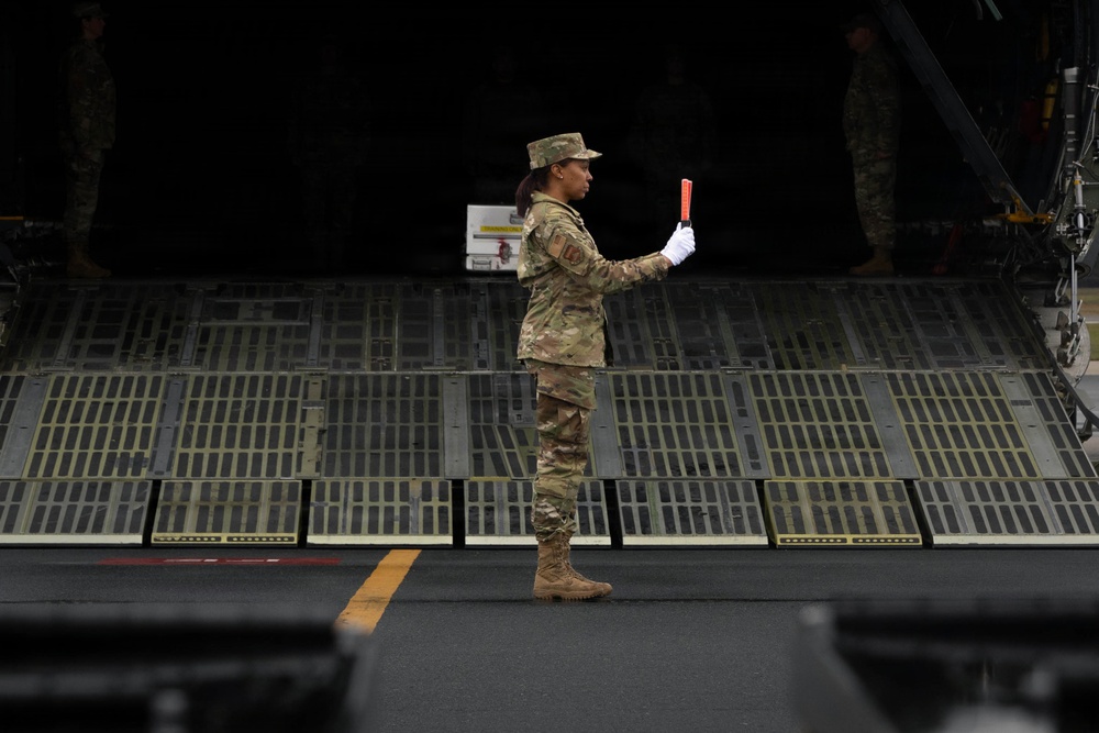 White House Military Office Observes a Dignified Transfer Demonstration