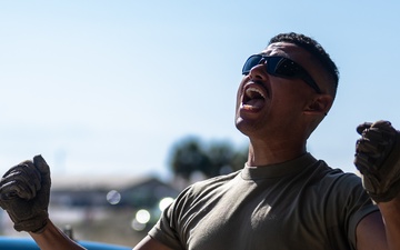 95th FGS, 44th MXS conduct first integrated F-35 weapons load competition at Tyndall